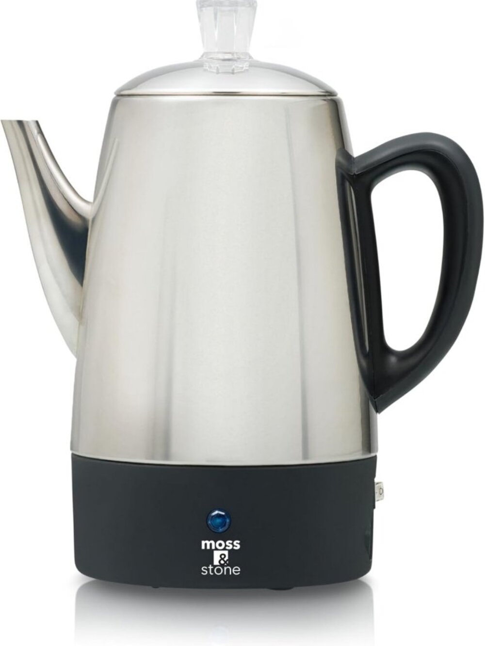 Stainless Steel 10-Cup Electric Coffee Percolator Pot - Brew Fresh Coffee Fast!